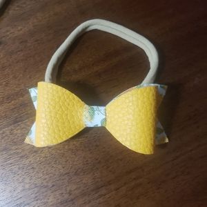 Sunflower baby bow bundle